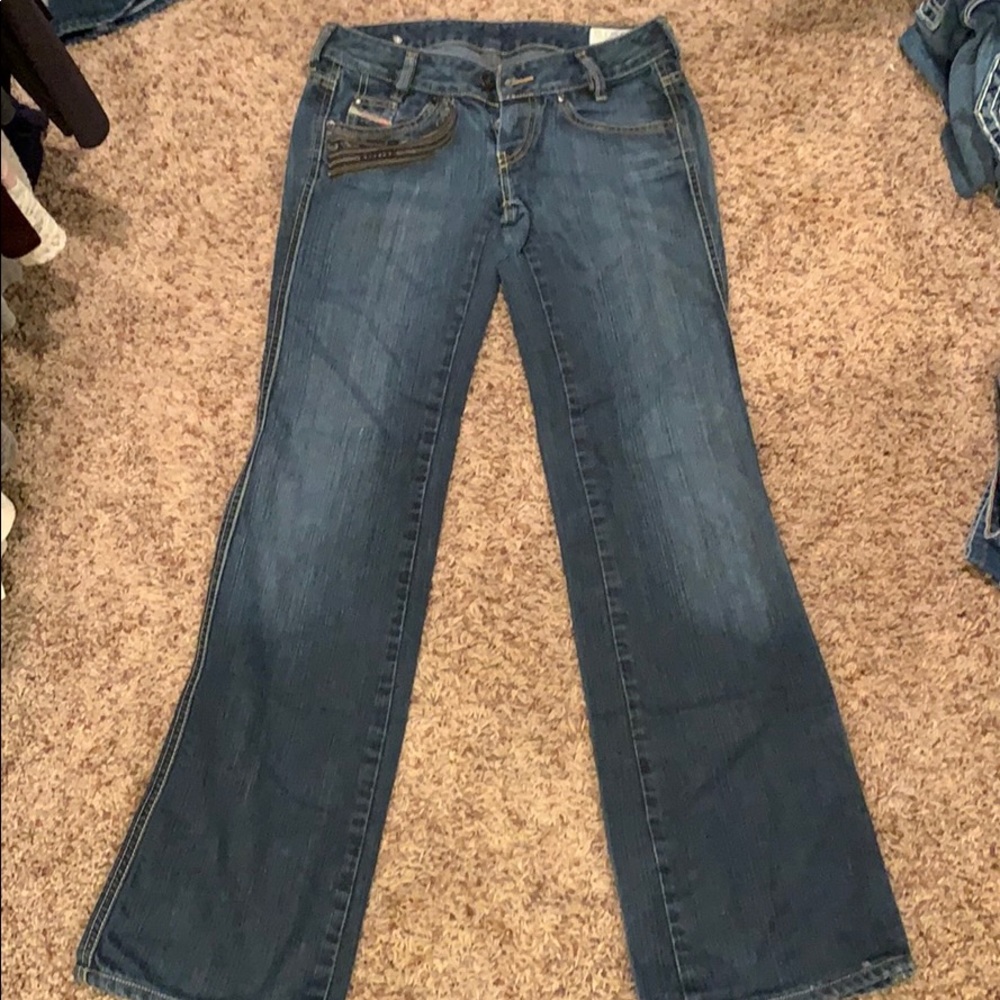 Dark blue jeans diesel